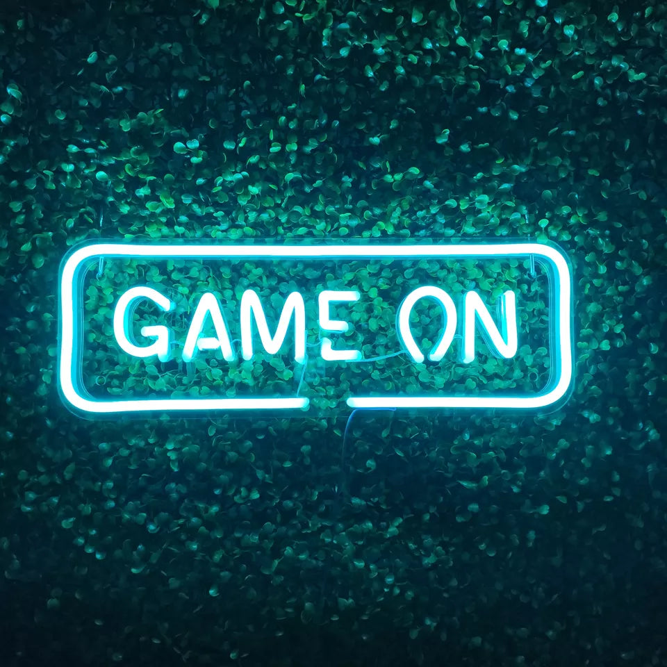 GAME ON'' Gaming Neon Sign - Perfect For Gamers – Majestic Neon