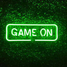 Görseli Galeri görüntüleyiciye yükleyin, &#39;&#39;GAME ON&#39;&#39; Gaming Neon Sign - Perfect For Gamers