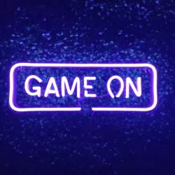 ''GAME ON'' Gaming Neon Sign - Perfect For Gamers