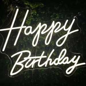 ''HAPPY BIRTHDAY'' Special Occasion Beautiful Neon Sign