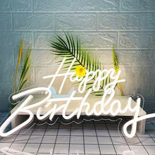Carregar imagem no visualizador da galeria, &#39;&#39;HAPPY BIRTHDAY&#39;&#39; Special Occasion Beautiful Neon Sign