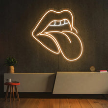 Load image into Gallery viewer, &#39;&#39;Lick Lips&#39;&#39; Neon Sign