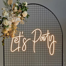 Load image into Gallery viewer, &#39;&#39;LETS PARTY&#39;&#39;Neon LED Light Luminous Characters