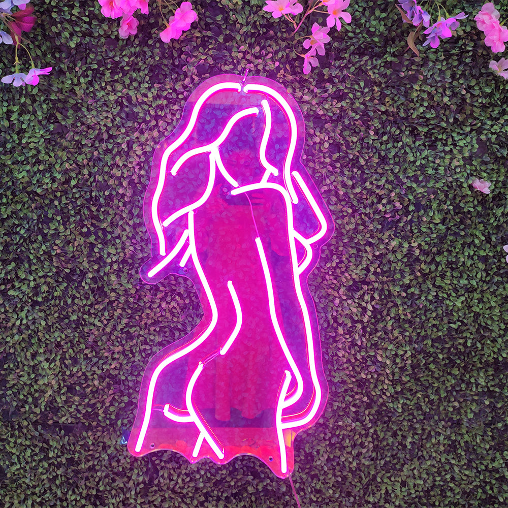 ''The Girl Next Door'' Sexy handcrafted Neon Sign