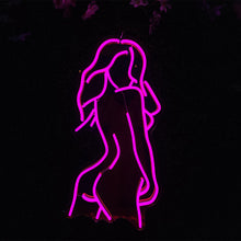 Load image into Gallery viewer, &#39;&#39;The Girl Next Door&#39;&#39; Sexy handcrafted Neon Sign