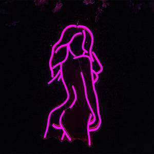 ''The Girl Next Door'' Sexy handcrafted Neon Sign